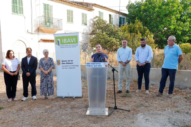 La presidenta Prohens presenta la nueva promoción de 60 viviendas públicas del IBAVI para residentes en Marratxí