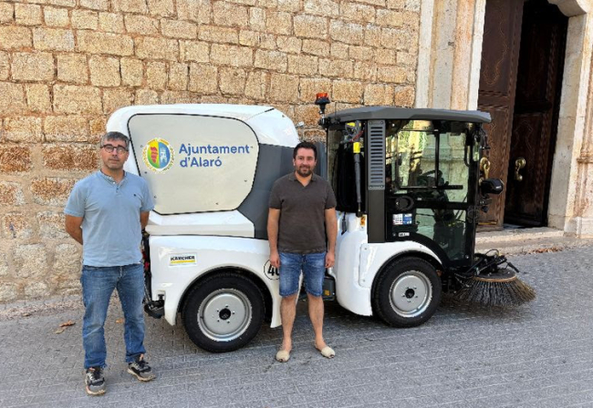 El Ayuntamiento de Alaró incorpora una nueva máquina barredora para reforzar el mantenimiento de las calles del municipio