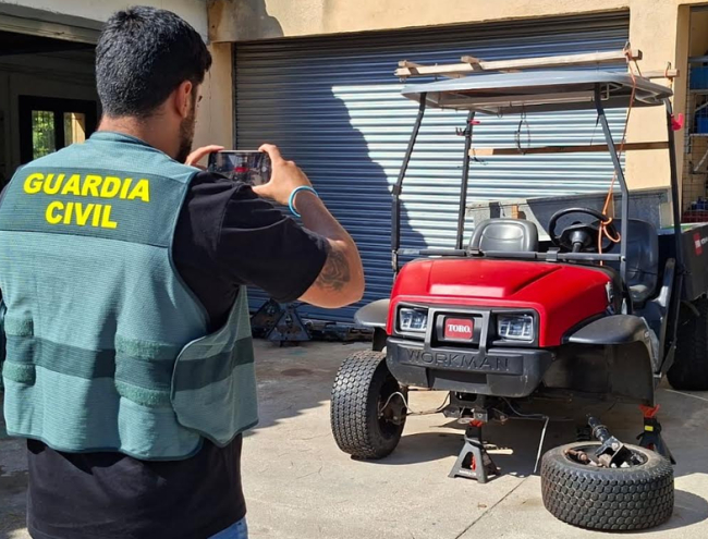 La Guardia Civil investiga a cinco menores de edad por un delito de daños
