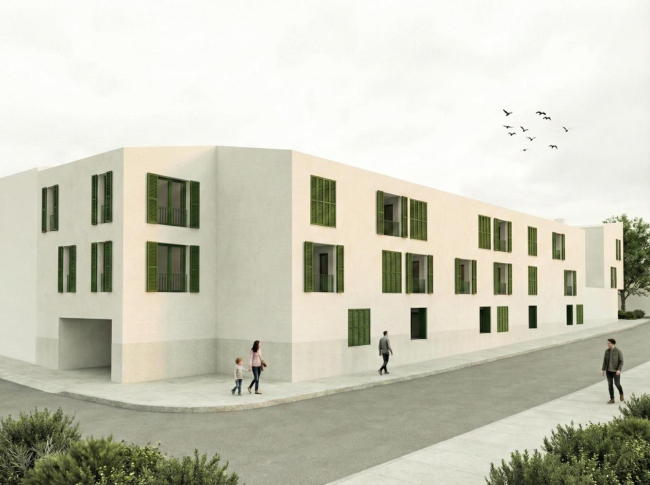 El IBAVI abre la licitación de las obras de la nueva promoción de 34 viviendas públicas de alquiler en Es Mercadal