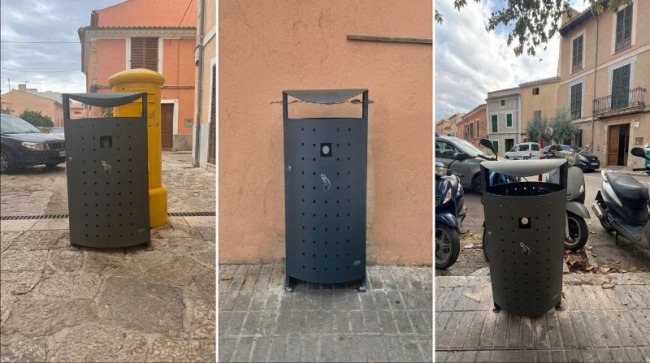 El Ayuntamiento de Alaró invierte 23.000 euros en la instalación de nuevas papeleras en el municipio