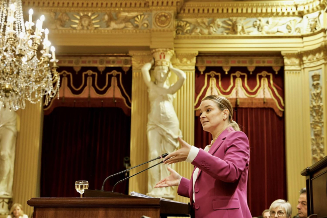 La presidenta Prohens interviene en la segunda jornada del debate de política general en el Parlament de les Illes Balears
