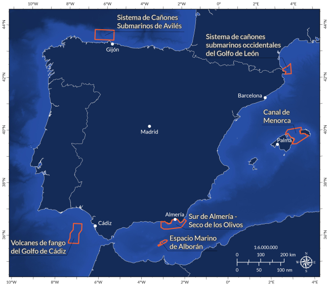 Oceana denuncia más de 51.000 horas de pesca de arrastre aparente en seis áreas marinas protegidas españolas
